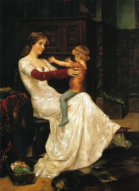 La reine Blanche, par Albert Edelfelt (1877)