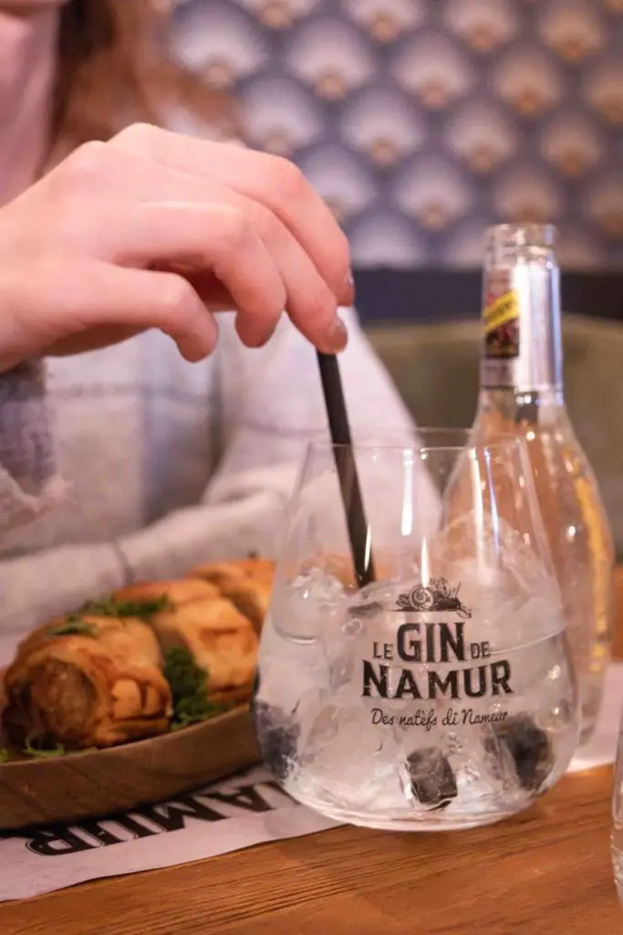 Gin de Namur et avisance maison restaurant